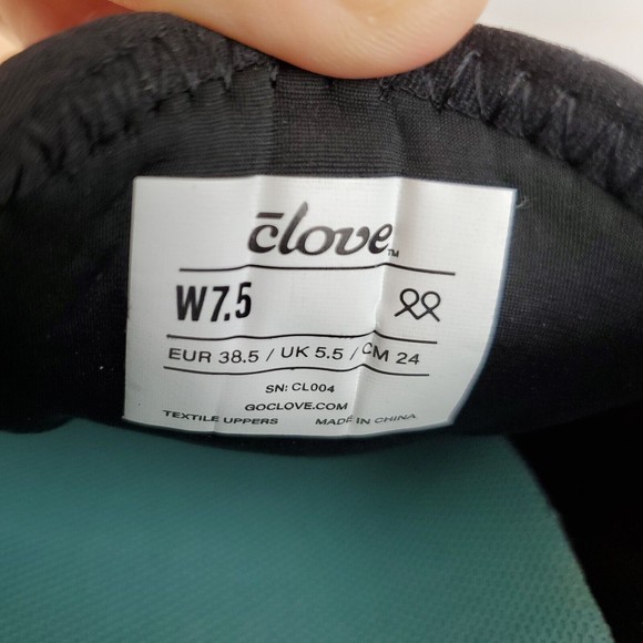 Clove Night Shift Black Leather Nurse Work Sneakers Womens Size 7.5 - CL004 - Picture 11 of 11